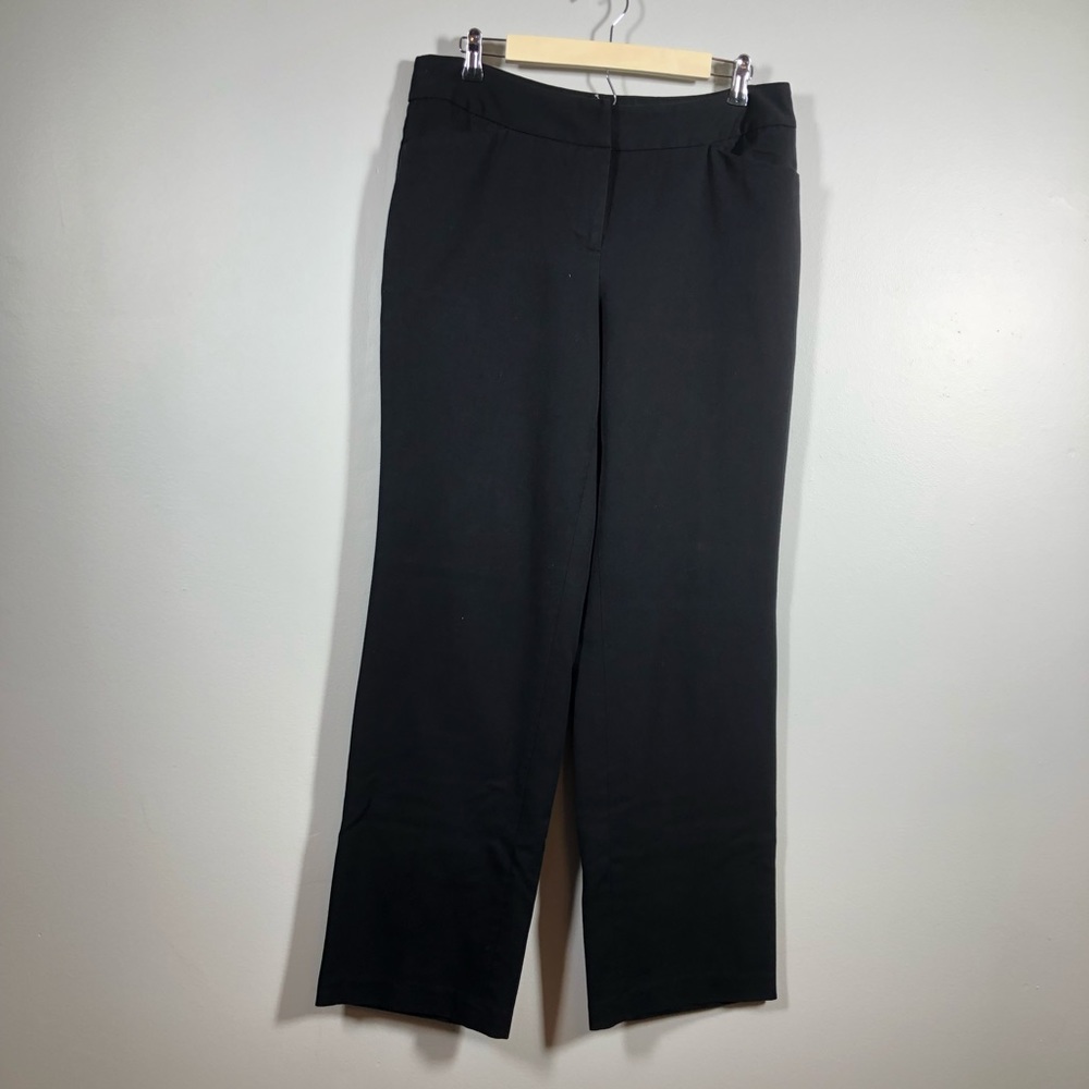 Rafaela Curvy Black Slacks, Size 12